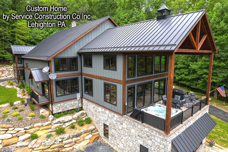 Custom Home Builder Lehighton Lehigh Valley Poconos by Service Construction Co Inc